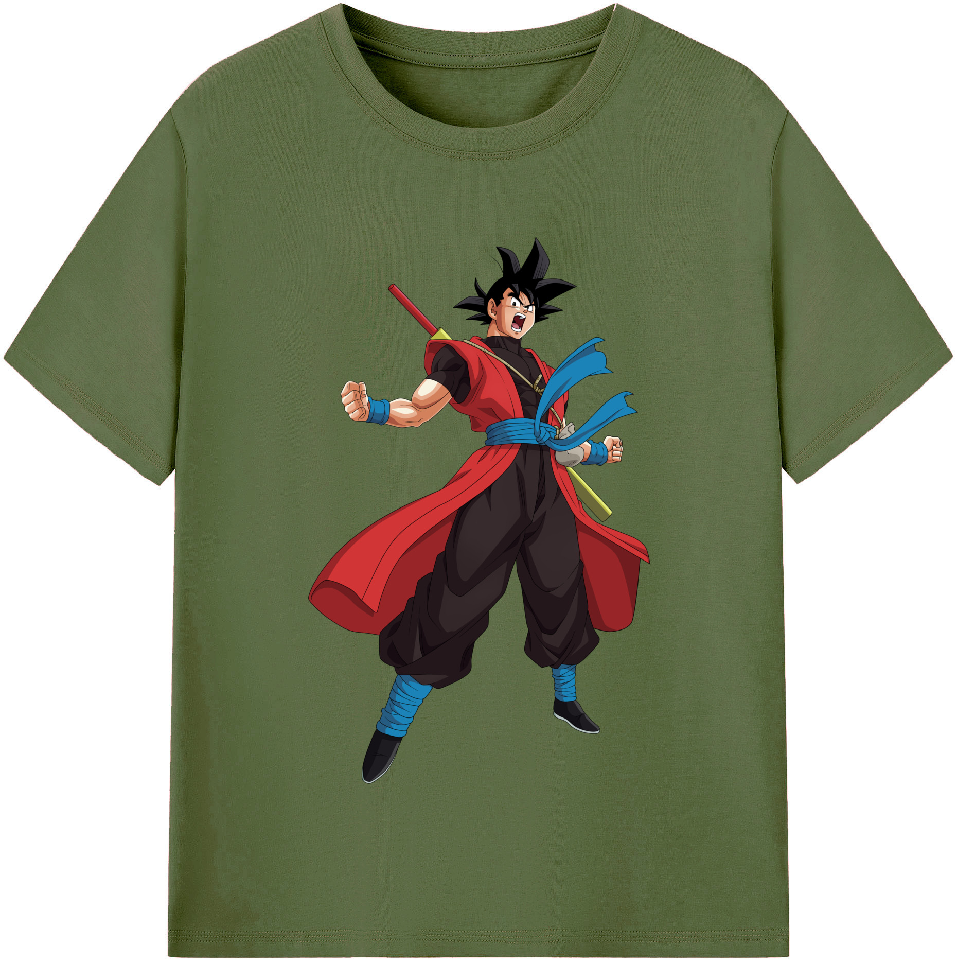 （画像用） ドラゴンボール 孫悟空（そん ごくう）Son Goku カカロット DRAGON BALL Kakarotto 綿100％半袖Tシャツ（フロントプリント）